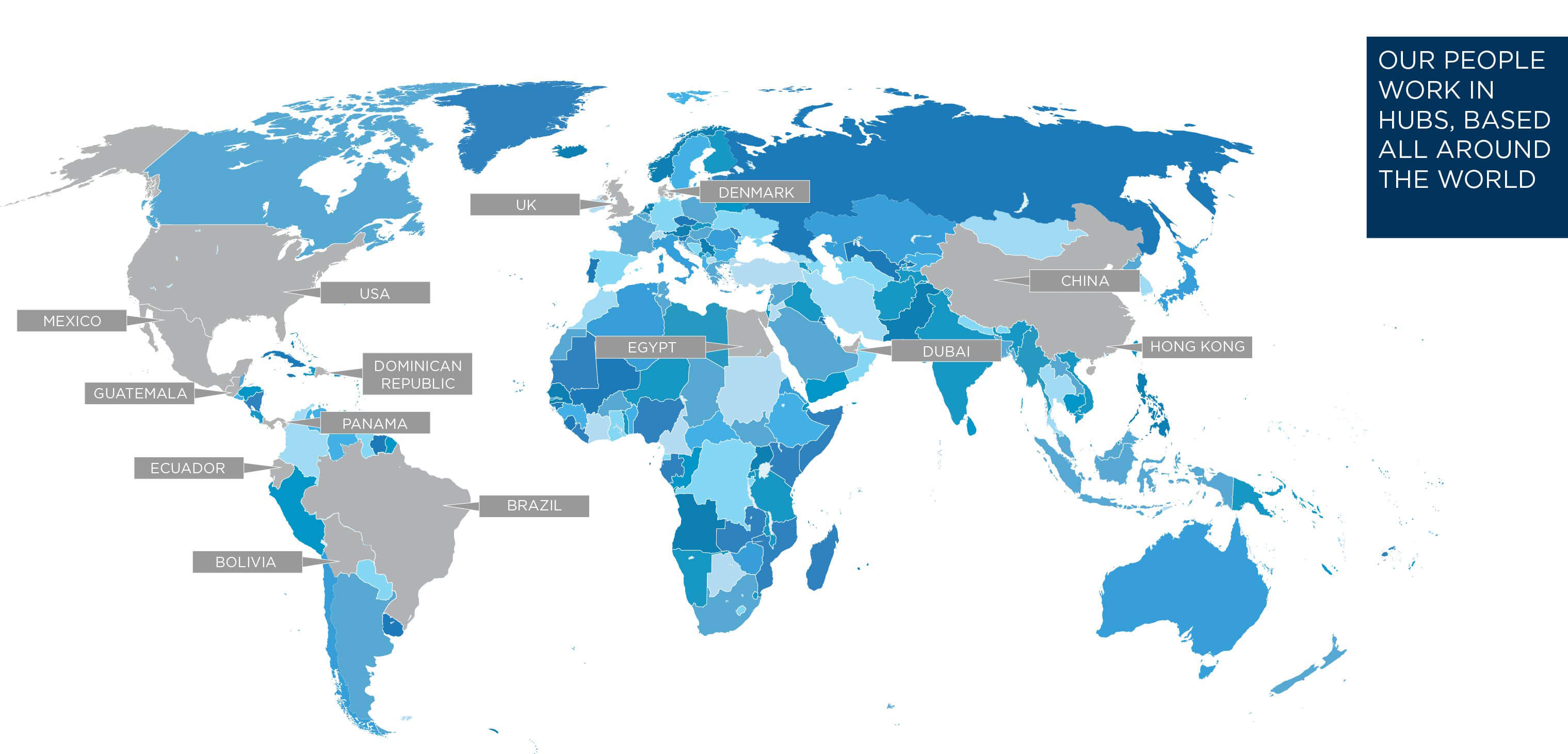 Bupa: Our people work in hubs based all around the world